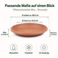 Pflanztopfuntersetzer Mira Terrakotta Ø 58cm