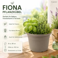 Pflanztopf Fiona Taupe Ø 20cm