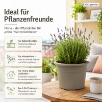 Pflanztopf Fiona Taupe Ø 20cm