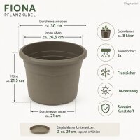 Pflanztopf Fiona Taupe Ø 30cm