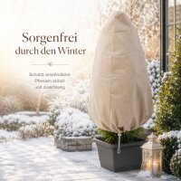 Testrut Wintervlies mit Tunnelzug 1,8 x 1,2 m beige