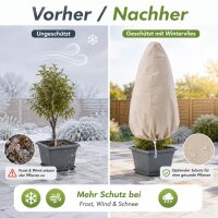 Testrut Wintervlies mit Tunnelzug 1,8 x 1,2 m beige