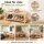 Schuhregal, Holz, 2 Ebenen