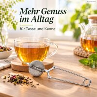 Teezange 15cm Silberfarben Metall Gewürzsieb Zange für Teeaufguss