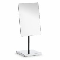Standspiegel rechteckig verchromt in Silber