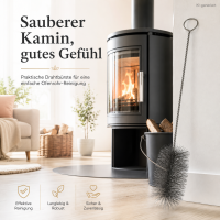 Testrut Kamin-Ofenrohrbürste aus Stahl Ø 130mm