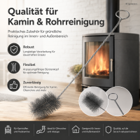 Testrut Kamin-Ofenrohrbürste aus Stahl Ø 130mm