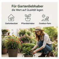 Pflanztopfuntersetzer Mira Taupe Ø 19cm