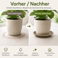 Pflanztopfuntersetzer Mira Taupe Ø 44cm