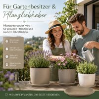 Pflanztopfuntersetzer Mira Taupe Ø 44cm
