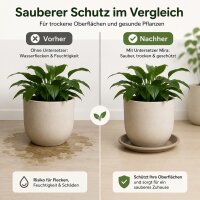 Pflanztopfuntersetzer Mira Taupe Ø 39cm