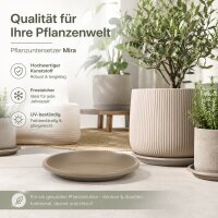 Pflanztopfuntersetzer Mira Taupe Ø 39cm