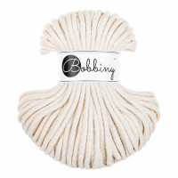 Baumwollkordel 5mm 50m Natur - Makramee Garn Natural geflochten
