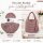 Baumwollkordel 5mm 50m Rosa Mauve - Makramee Garn geflochten