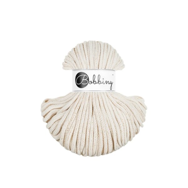 Baumwollkordel 5mm 50m Creme - Golden Natural Flechtkordel