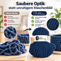 Baumwollkordeln - Flechtkordeln 5 mm - 50m Jeans