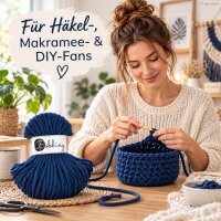 Baumwollkordeln - Flechtkordeln 5 mm - 50m Jeans