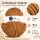 Baumwollkordeln - Flechtkordeln 5 mm - 50m Caramel
