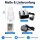 Duni LED 4er-SET Warmweiß & Multicolour, inklusive Fernbedieung & Ladestation