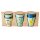 Rice Melamin Becher 6er-SET - Funky Prints 160ml