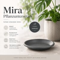 Pflanztopfuntersetzer Mira Anthrazit Ø 29cm