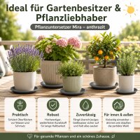 Pflanztopfuntersetzer Mira Anthrazit Ø 34cm
