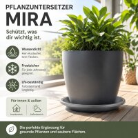 Pflanztopfuntersetzer Mira Anthrazit Ø 58cm