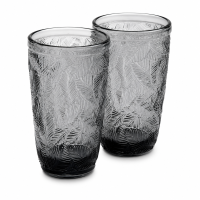 Trinkglas Ray 2er-SET Grau