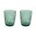 Trinkglas Ray 2er-SET Grün
