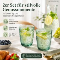 Trinkglas Ray 2er-SET Grün - 300ml