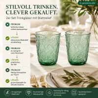 Trinkglas Ray 2er-SET Grün - 300ml