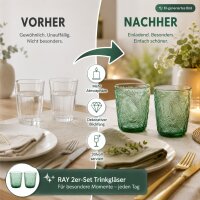 Trinkglas Ray 2er-SET Grün - 300ml