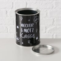 Spardose Mecker- & Motzkasse 10 x 13,3 cm