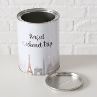 Spardose 14 verschiedene Designs - mit abnehmbarem Deckel - 14 x 10 cm Perfect Weekend Trip