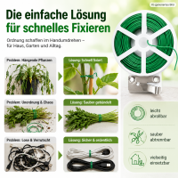 Bindedraht Grün 30meter
