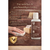 Leather Protection Cream Schutzcreme für Ledermöbel 250ml