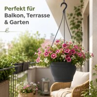 Blumentopf Hängeampel Lea Anthrazit Ø ca. 25 cm