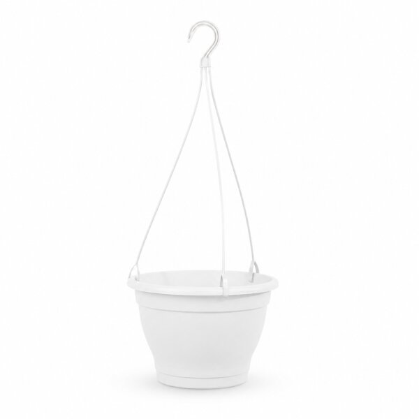 Blumentopf Hängeampel Lea Weiß Ø ca. 25 cm