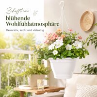 Blumentopf Hängeampel Lea Weiß Ø ca. 25 cm