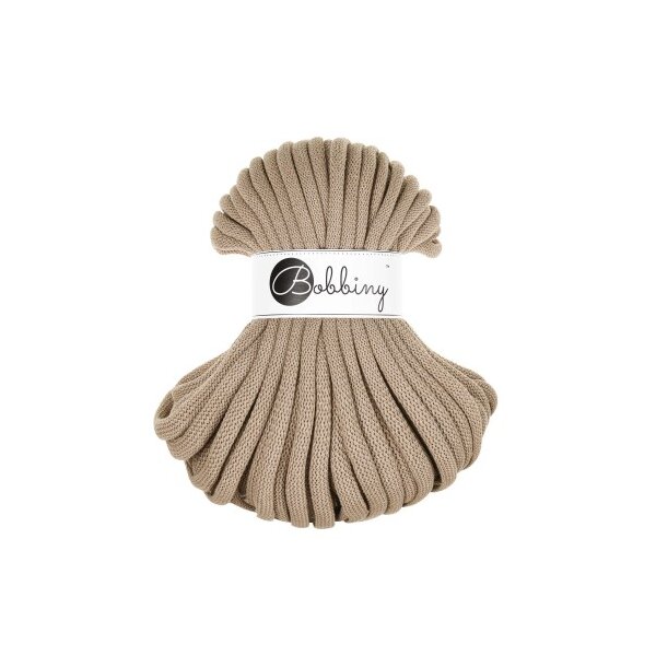 Baumwollkordeln - Flechtkordeln 9 mm - 30m Sand