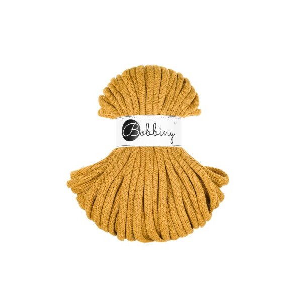 Baumwollkordeln - Flechtkordeln 9 mm - 30m Mustard