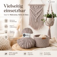 Baumwollkordeln - Flechtkordeln 5 mm - 50m Pearl
