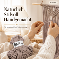 Baumwollkordeln - Flechtkordeln 5 mm - 50m Pearl