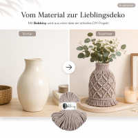 Baumwollkordeln - Flechtkordeln 5 mm - 50m Pearl