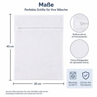 Wäschenetz 30 x 40 cm mit Reißverschluss – Schutz für Feinwäsche