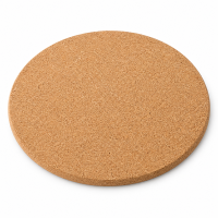 Kork Untersetzer Topf 0,7x19,5cm Natur Korkbraun rund Tischschutz