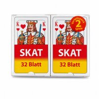 Skatkarten 2er Set mit je 32 Blatt – klassische Spielkarten für Skat