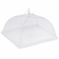 Fliegenhaube weiß faltbar 35 x 35 x 20 cm