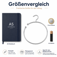 Gürtelring aus Metall für den Kleiderschrank Ø 15 cm