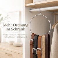 Gürtelring aus Metall für den Kleiderschrank Ø 15 cm